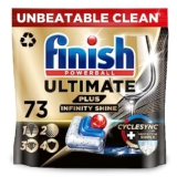 73er-Pack Finish Ultimate Plus Infinity Shine Spülmaschinentabs für 15,01€ – Prime