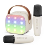 Karaoke Maschine für Kinder mit 2 Mikrofonen und LED für nur 9,99€ statt 19,99€