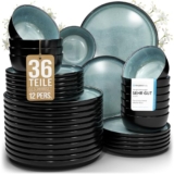 Schnäppchen: Steingut Geschirrset für 12 Personen Ibiza 36 tlg. nur 149,95€ bei Amazon