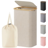 Lifewit 100L Wäschekorb mit Deckel für 13,86€