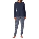 Schiesser Uncover Schlafanzug in Dunkelblau für 27,77€ bei Amazon