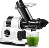 AMZCHEF Slow Juicer in Weiß für 72,38€ statt 96,19€