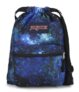 JanSport DRAWSACK Kleiner Rucksack Cyberspace Galaxy für 13,20€ bei Amazon