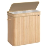 SONGMICS Wäschekorb mit Deckel nur 19,99€ bei Amazon