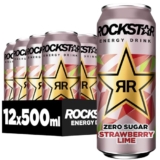 12x 500ml Rockstar Energy Strawberry Lime Zero Sugar für 8,98€ – Prime