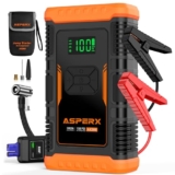 ASPERX Starthilfe Powerbank mit Kompressor für 49,98€