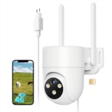 NUASI 4G LTE Überwachungskamera Outdoor 2K PTZ IP66 für 29,99€