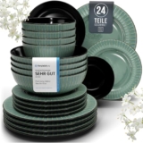 Asia-Style Steingut Geschirrset für 6 Personen nur 49,95€ bei Amazon