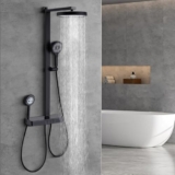 Homelody Duschsystem mit Thermostat und Glasablage für 119,99€