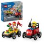 LEGO City Pizzalieferwagen vs. Löschauto Seifenkisten Set für 6,99€ bei Amazon
