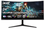 Acer Nitro XZ342CU V3 34″ Curved Gaming Monitor für nur 259,99€