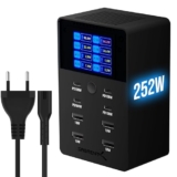 Top Deal SABRENT 8-Port USB Ladestation mit LCD für 57,80€