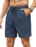 COOFANDY Herren Leinen Shorts Navy Blau für nur 5,25€