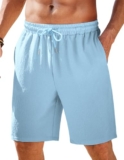 Urlaub gebucht? COOFANDY Herren Shorts in Himmelblau für 7,87€ nicht vergessen!