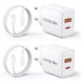 RAVIAD 20W USB C Ladegerät 2-Pack für 10,39€
