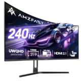 Amzfast 34 Zoll Curved Gaming Monitor für nur 237,49€