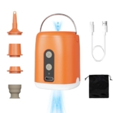 Elektrische Luftpumpe mit LED und Akku für 16,14€ bei Amazon