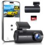 GKU 4K Dashcam mit WLAN und 64GB SD Karte für 41,51€