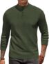 COOFANDY Herren Strickpullover Armeegrün nur 17,99€