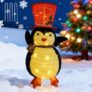 Mini LED Pinguin Weihnachtsdeko 75cm für nur 6,99€ bei Amazon