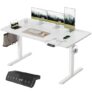 FEZIBO Höhenverstellbarer Schreibtisch mit USB-Anschlüssen für 113,04€ bei Amazon