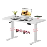SANODESK Höhenverstellbarer Schreibtisch mit Ladefunktion für 79,99€