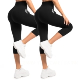 Sanpetix Damen Capri Leggings 2er Pack für nur 9,09€