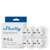 Shelly Plug M Gen3 Smart Home Steckdosen 4er Pack für nur 38€