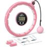 MERACH Hula-Hoop-Reifen für Erwachsene Rosa nur 28,89€ bei Amazon