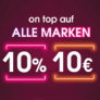 10% oder 10€ Rabatt auf das gesamte Sortiment im Babymarkt Onlineshop