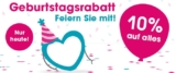 Nur heute: 10% Rabatt auf das gesamte Sortiment (auch auf Sale-Ware) bei Babymarkt