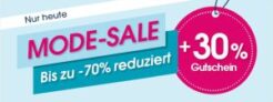 Nur heute: 30% Extra-Rabatt auf den Mode-Sale im Babymarkt Online-Shop