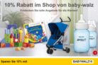 10% Gutscheincode auf alle Artikel von Baby-Walz bei Allyouneed