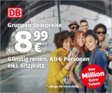 Aktion bei der Bahn: Super Sparpreis für Gruppen – Tickets inkl. Sitzplatz schon ab 8,99€ p.P.