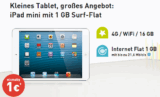 [BASE] Wieder da! Apple iPad Mini 16GB (WiFi + 4G) mit Internet-Flatrate nur 481,- Euro auf 24 Monate gerechnet (iPad alleine 409,-)