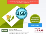 Top! Tarif BASE Blue All-in M SIM-Only mit 2GB Datenvolumen, Allnet- und SMS-Flat & EU-Roaming für nur 9,99 Euro monatlich