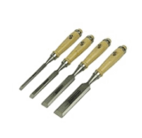 Brüder Mannesmann Stechbeitelsatz 4-tlg. in Holzkassette für nur 16,71€ bei Prime-Versand