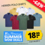 Ben Sherman Herren Polo-Shirts (27 Farben, S-2XL) für nur je 16,14€