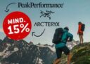 Bergfreunde Onlineshop: 15% Rabatt auf Peak Performance und Arc’teryx!