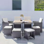 9-teilige Bessagi Garden Gartengarnitur Santiago für nur 575,28€ inkl. Lieferung