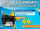 [EURONICS BEST OF SUNDAY] All-in-One Drucker HP Officejet 6500 A Plus für nur 104,95 Euro inkl. Versand