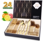 Elegant Life Besteckset „Golden“ 24-teilig für 26,99 Euro