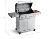 BURNHARD 4-Brenner Gasgrill Big FRED Deluxe 2023 inkl. Backburner für 763,79€