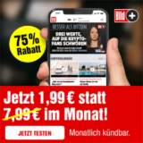 1 Jahr BILDplus für nur 19,99€ (statt 79,99€) – Monatsabo für nur 1,99€