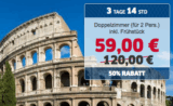 [ROM] Übernachtung für 2 Personen inkl. Frühstück im 4* Hotel für nur 60,- Euro inkl. freiem Parken (normal 120,-)