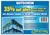 [PRAKTIKER] Nur noch bis morgen! Knaller – jetzt heisst es schnell sein: Auch Online 35% Rabatt im Praktiker Onlineshop – jetzt Grills, Gartengeräte, Lauben etc. bestellen…