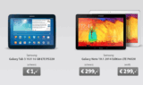 [SPARHANDY] Letzte Chance! Galaxy Tab 3 10.1 16Gb 3G mit 5GB Internet Flat nur 11,91 Euro pro Monat (inkl. Internetflat 42,- Euro unter Preisvergleich)