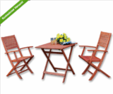 [EBAY WOW!] Balkon Garten Sitzgruppe 3-tlg. aus Eukalyptus Hartholz für nur 79,- Euro inkl. Versand!