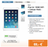 [LOGITEL] Bis 16 Uhr! Das neue Apple iPad Air WiFi + Cellular in spacegrau oder silber zum Bestpreis + 3GB Internet-Flat effektiv nur 2,44 Euro monatlich