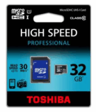 [MEINPAKET] OHA! Toshiba 32GB microSDHC Class10 UHS 1 + SD-Adapter nur 13,47 Euro inkl. Versand (Vergleich 19,-)